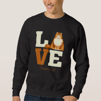 Perisan Cat Cat Girls Womens Cat Sweatshirt
