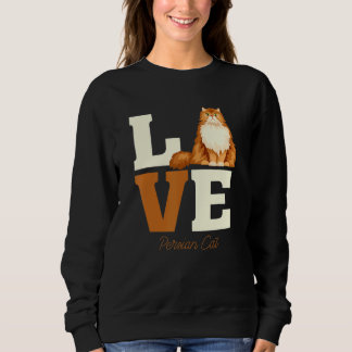Perisan Cat Cat Girls Womens Cat Sweatshirt