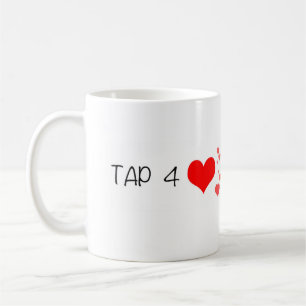 PERISCOPE Tap for Hearts Mug