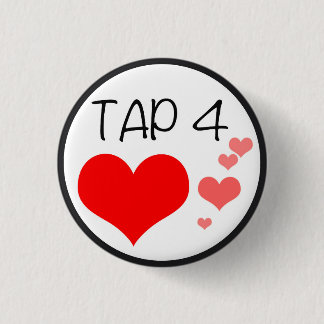 PERISCOPE Tap for Hearts Pin