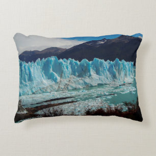 Perito Moreno Glacier Front In The Andes Decorative Cushion