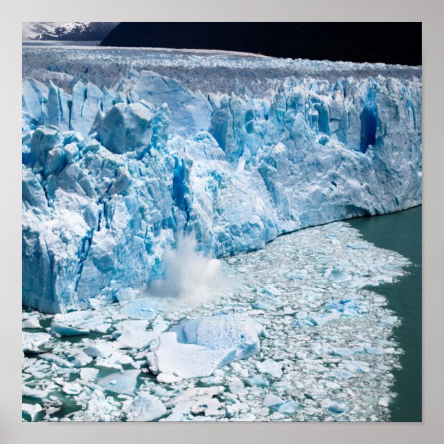 Perito Moreno Glacier, Los Glaciares National Park Poster (Front)