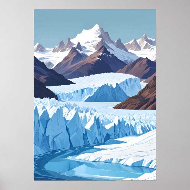 Perito Moreno Glacier Poster (Front)