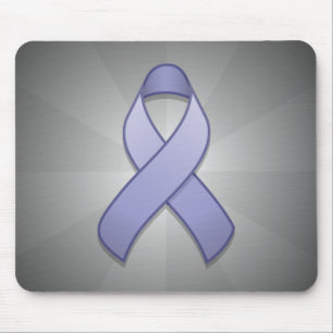 Periwinkle Awareness Ribbon Mousepad