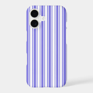 Periwinkle blue and white candy stripes