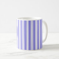 Periwinkle blue and white candy stripes