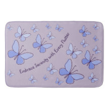 Periwinkle Blue Butterfly Flutter Lavender Grey