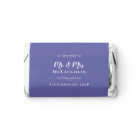 Periwinkle Blue Elegant Wedding Mr & Mrs Trendy