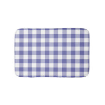 Periwinkle Blue Gingham Check Modern Pattern    