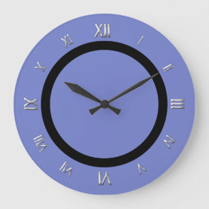 Periwinkle Blue Wall Clock