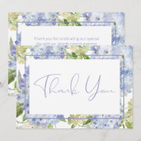 Periwinkle Blue White Hydrangeas Wedding