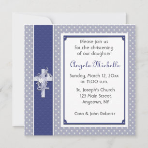 Periwinkle Christian Invitation