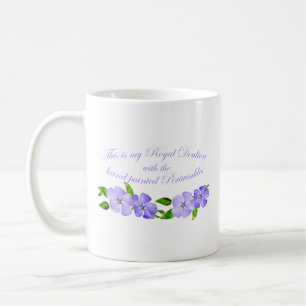 Periwinkle  coffee mug