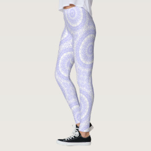 Periwinkle Dream Mandala Pattern Leggings