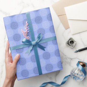 Periwinkle Floral wrapping paper