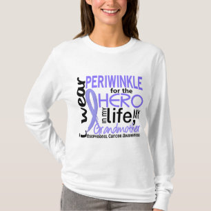 Periwinkle For Hero Grandmother Oesophageal Cancer T-Shirt