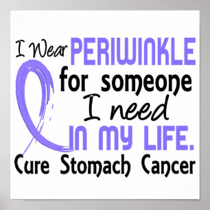 Periwinkle For Someone I Need Stomach Cancer Poster