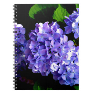Periwinkle Hydrangeas Notebook