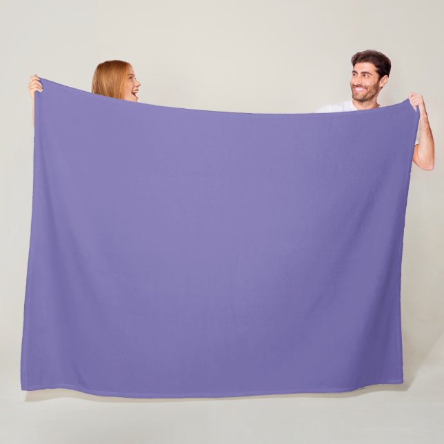 Periwinkle is not just purple fleece blanket (In Situ)
