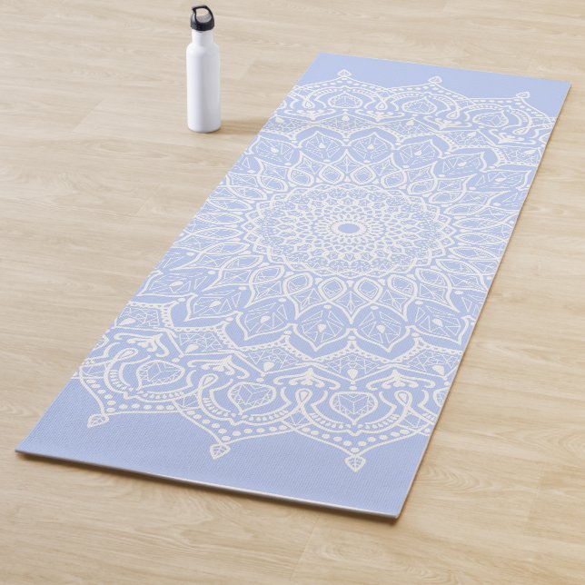 Periwinkle Mandala - Bora in Juniper Berry Yoga Mat (In Situ)