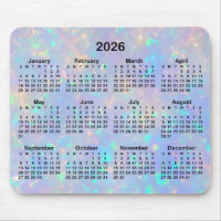 Periwinkle Opal Ombre Calendar