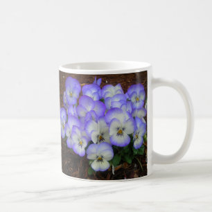 PERIWINKLE PANSIES MUG