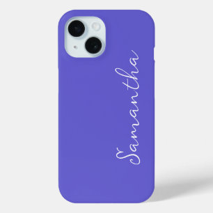 Periwinkle Personalised iPhone 15 Case