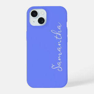Periwinkle Personalised iPhone 15 Case