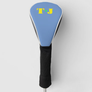 Periwinkle Personalised Monogrammed Golf Head Cover