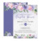 Periwinkle Pink Floral Wedding Couples Shower