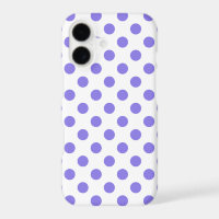 Periwinkle polka dots