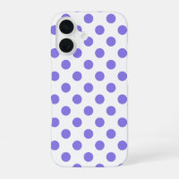 Periwinkle polka dots