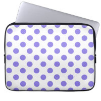 Periwinkle polka dots