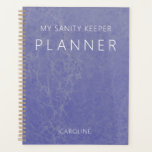 Periwinkle Purple Modern Marble Planner<br><div class="desc">This planner has a background of periwinkle purple marble. Simple and contemporary. Created by Simply Farmhouse Press.</div>