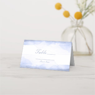 Periwinkle Purple Watercolor Table Number Seating Place Card