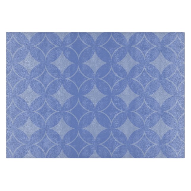 Periwinkle shippo cutting board (Front)