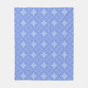 Periwinkle shippo fleece blanket