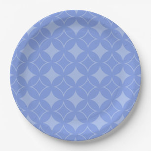 Periwinkle shippo paper plate