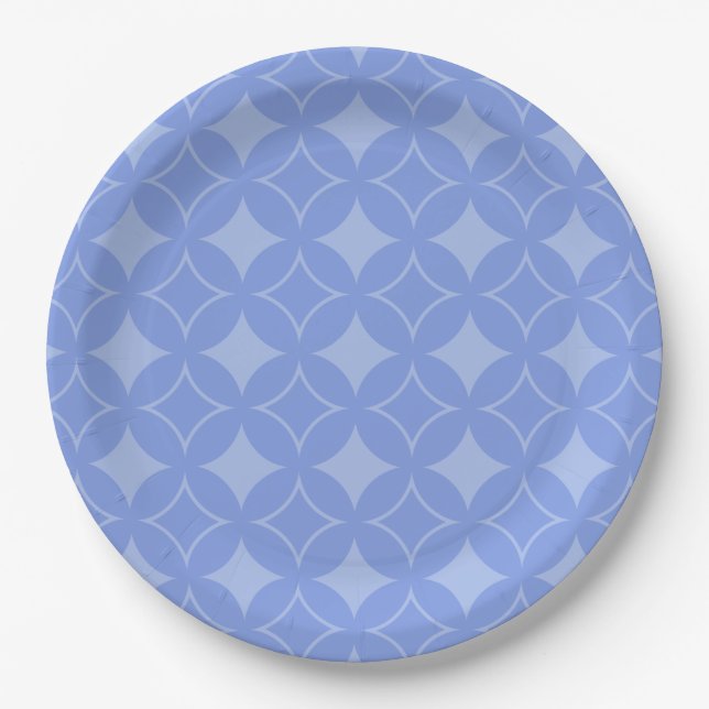 Periwinkle shippo paper plate (Front)