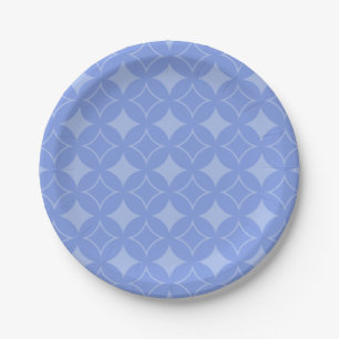 Periwinkle shippo paper plate