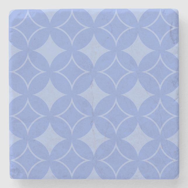 Periwinkle shippo stone coaster (Front)