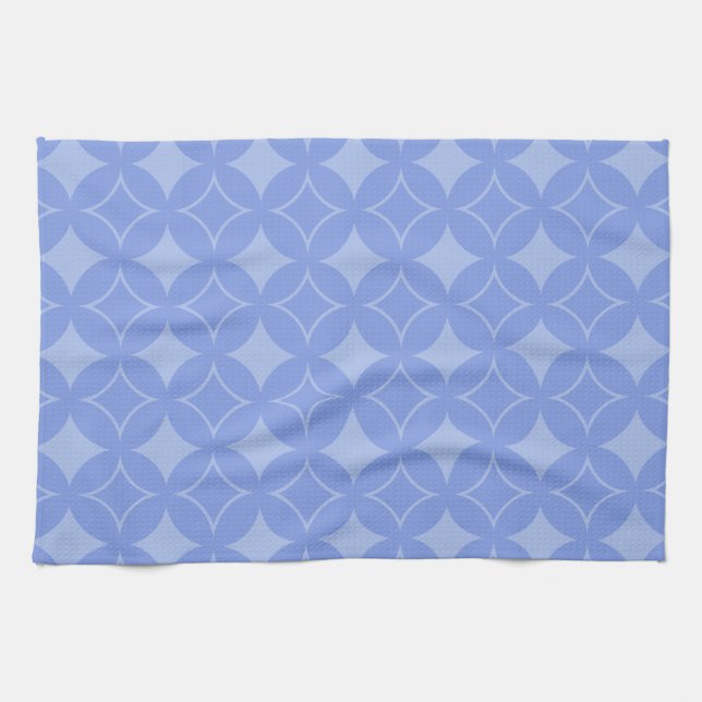 Periwinkle shippo tea towel (Horizontal)