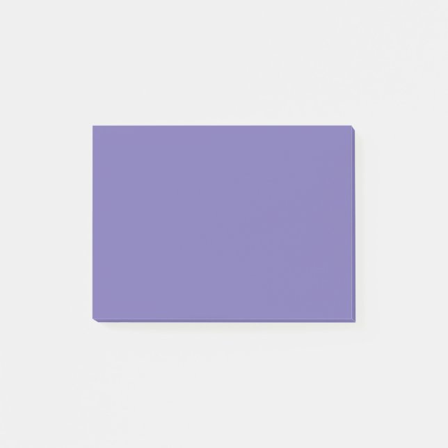 Periwinkle Solid Color Post-it Notes (Front)