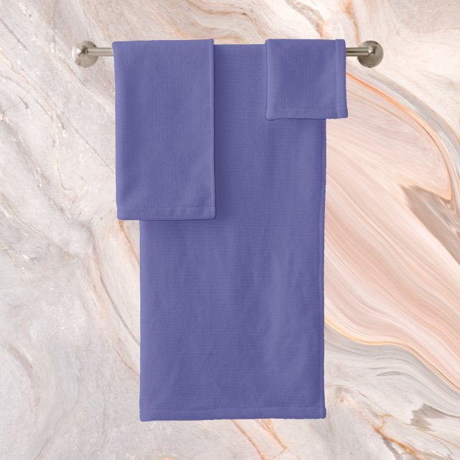 Periwinkle Solid Colour Bath Towel Set (Creator Uploaded)