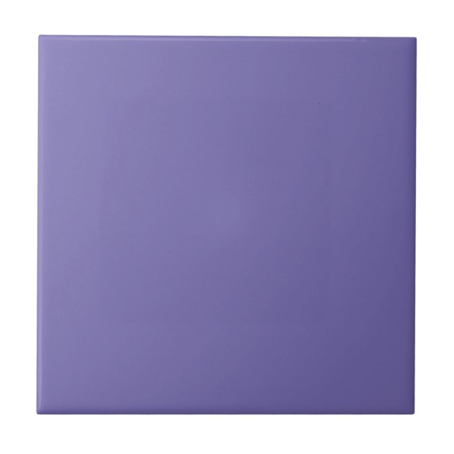 Periwinkle Solid Colour Ceramic Tile (Front)
