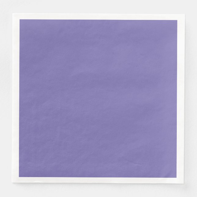 Periwinkle Solid Colour Napkin (Front)