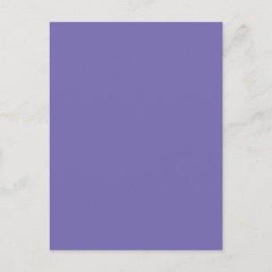 Periwinkle Solid Colour Postcard