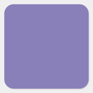 Periwinkle Solid Colour Square Sticker