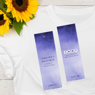 Periwinkle Watercolor Clothing Boutique Branding Calling Card