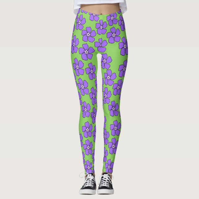 Periwinkles  leggings (Front)